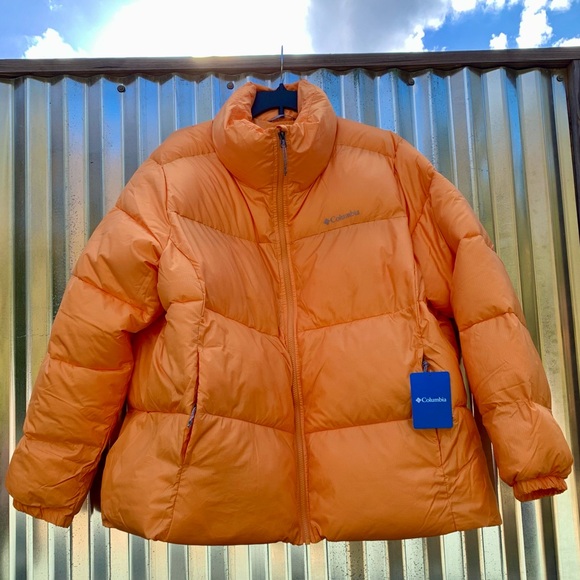 NWT Columbia Women's Puffect Puffer Jacket, Sunset Peach, Women’s 2XL - Picture 1 of 16
